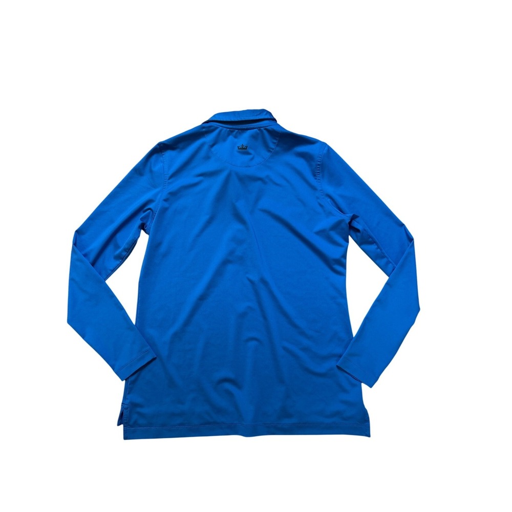 Peter Millar Polo Shirt Womens Blue Long Sleeve Wicking Performance SIZE M - Picture 5 of 5